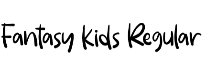 Fantasy Kids Font Preview