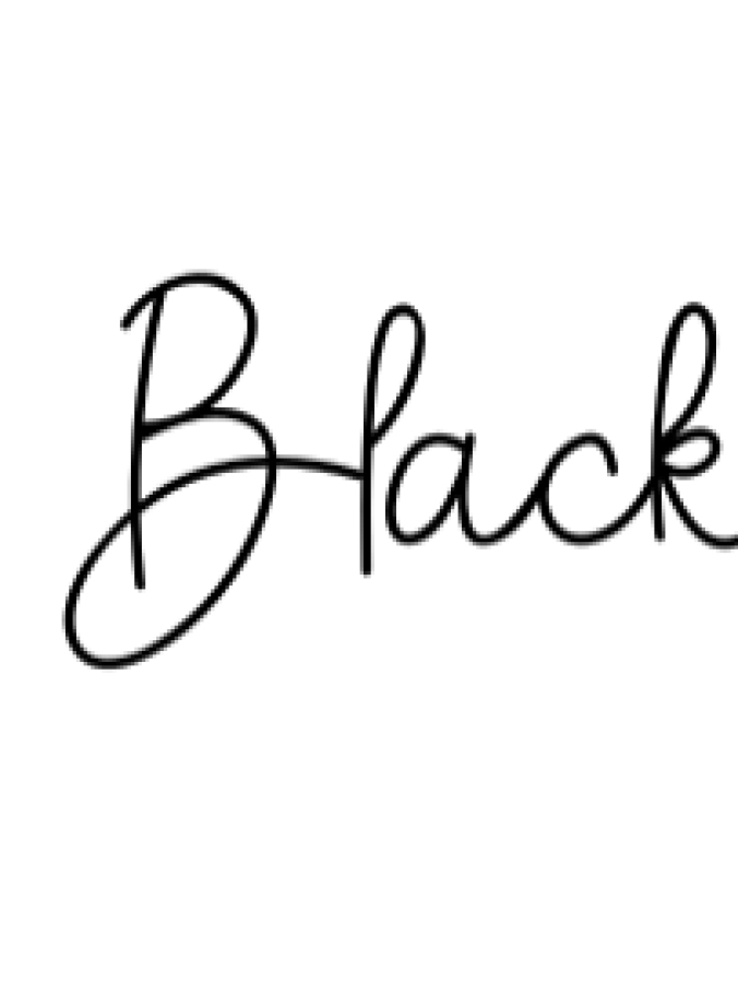 Black Font Preview