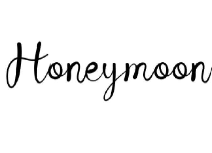 Hanymoon Font Preview