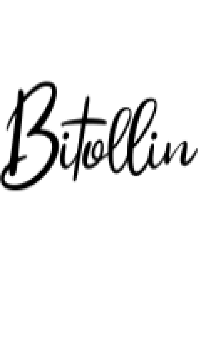 Bitollin Font Preview