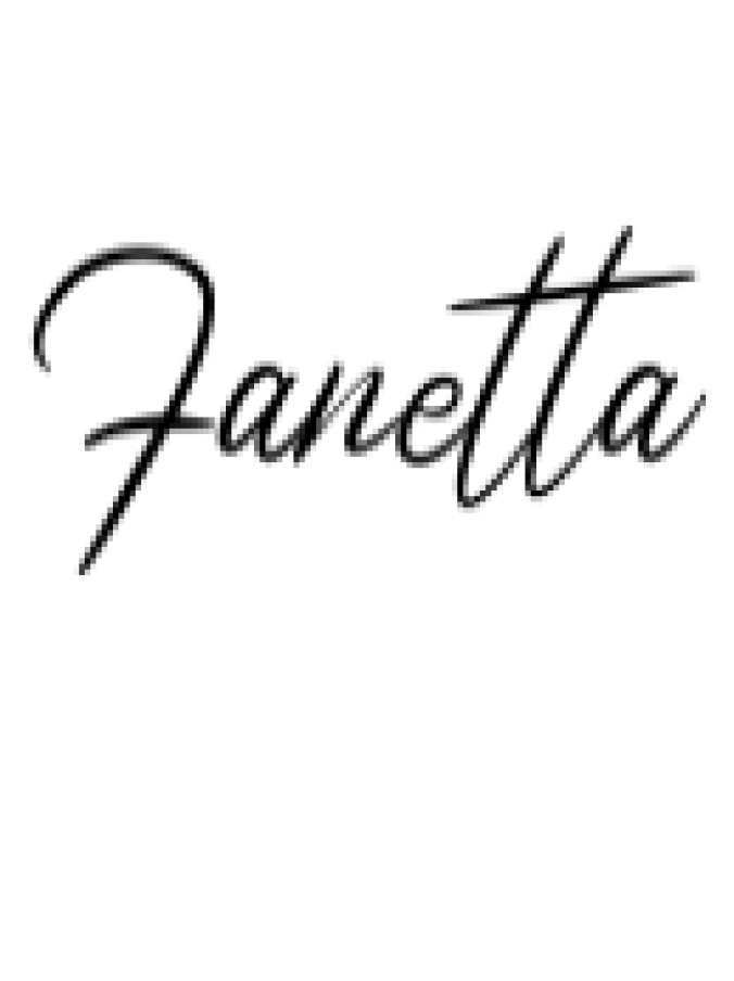Fanetta Font Preview