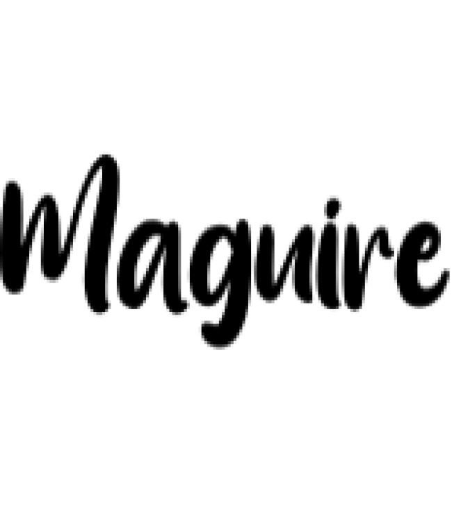 Maguire Font Preview