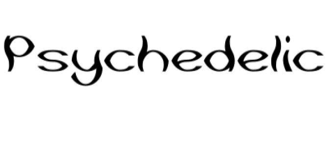 Psychedelic Font Preview