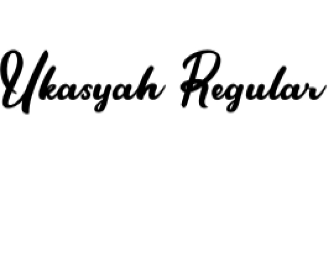 Ukasyah Font Preview