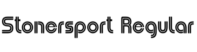 Stoner Sport Font Preview