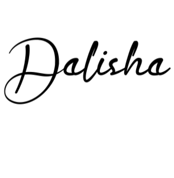 Dalisha Font Preview