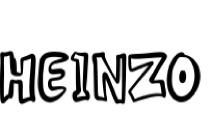 Heinzo Font Preview