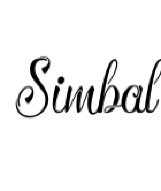 Simbal Font Preview