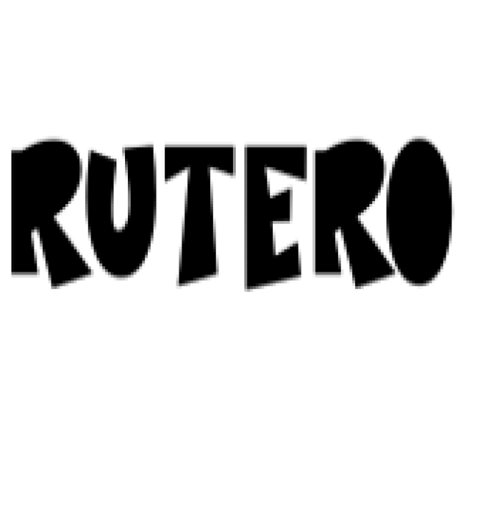 Rutero Font Preview