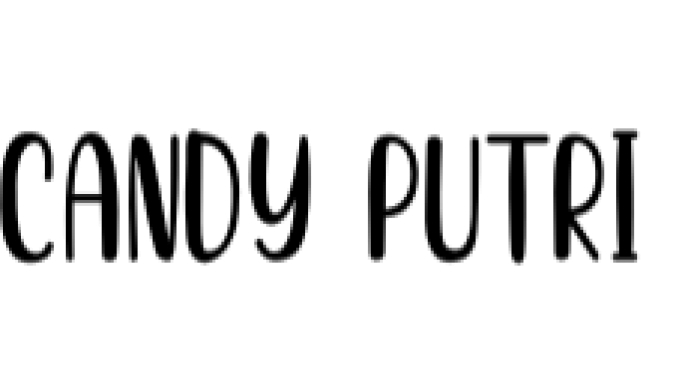 Candy Putri Font Preview