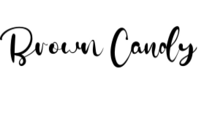Brown Candy Font Preview