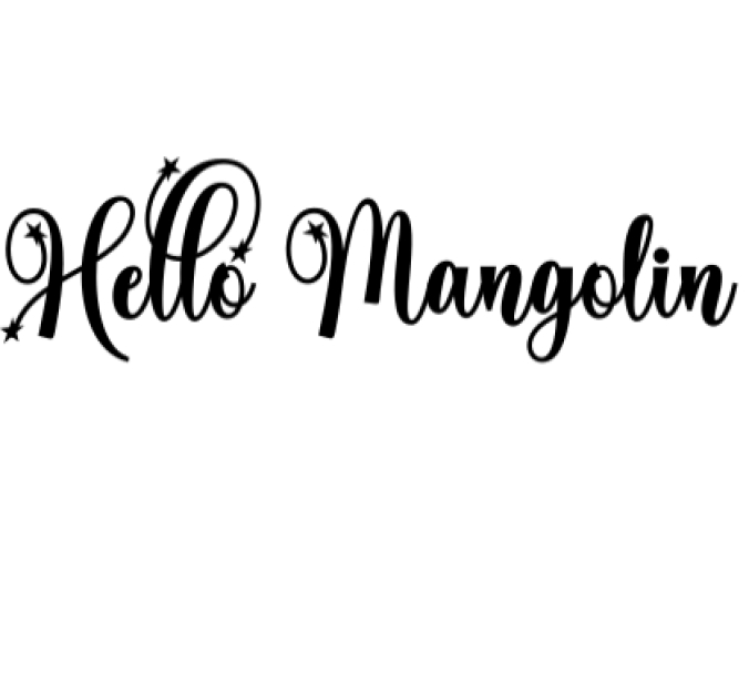 Hello Mangolin Update Font Preview