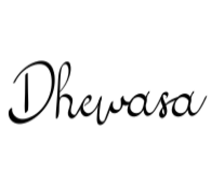 Dhewasa Font Preview