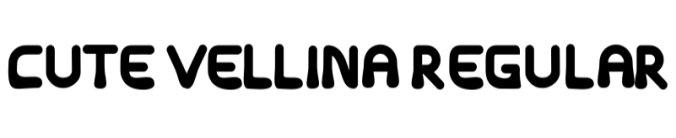 Cute Vellina Font Preview