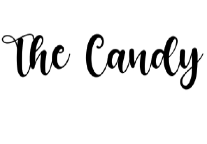 The Candy Font Preview
