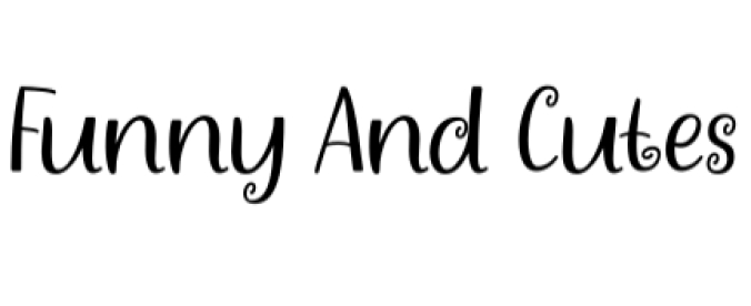 Funny and Cutes Font Preview