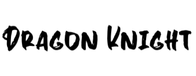 Dragon Knight Font Preview