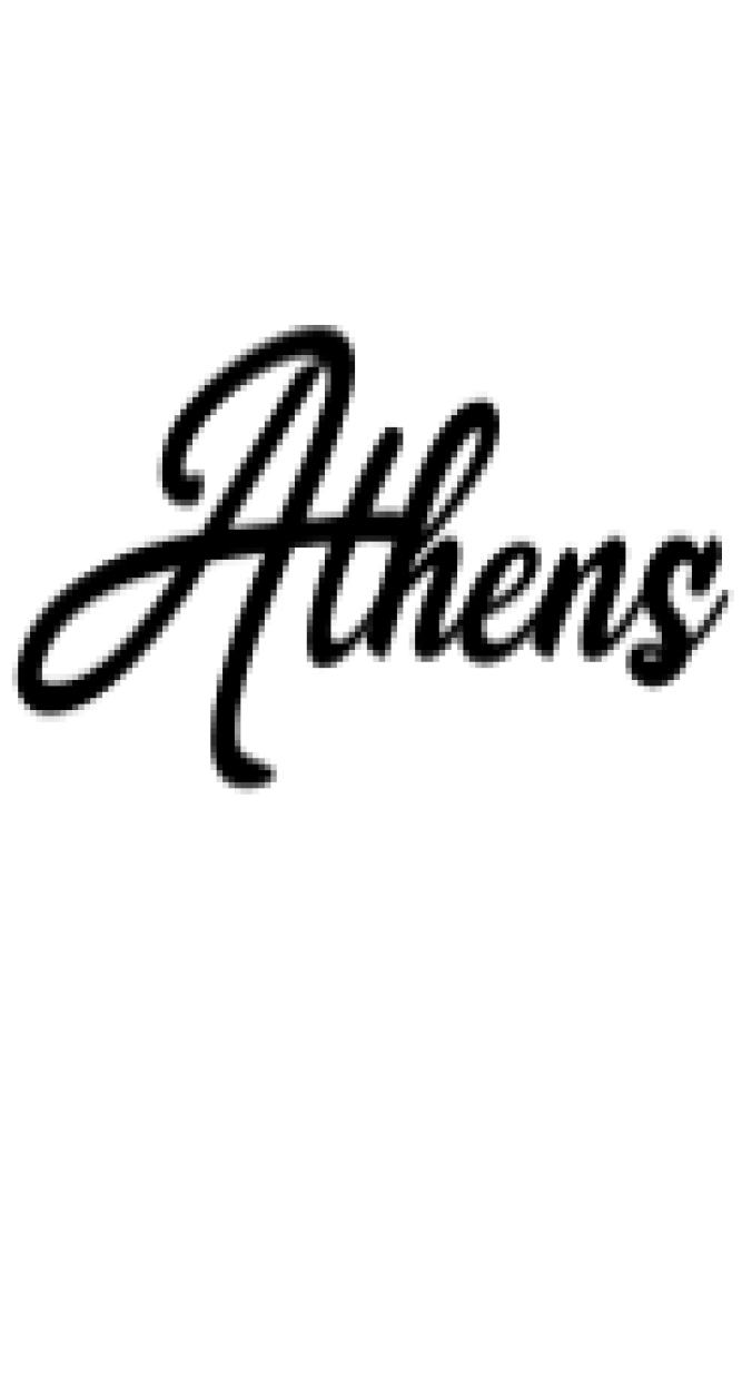 The Athens Font Preview