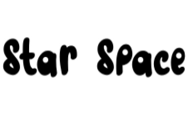 Star Space Font Preview