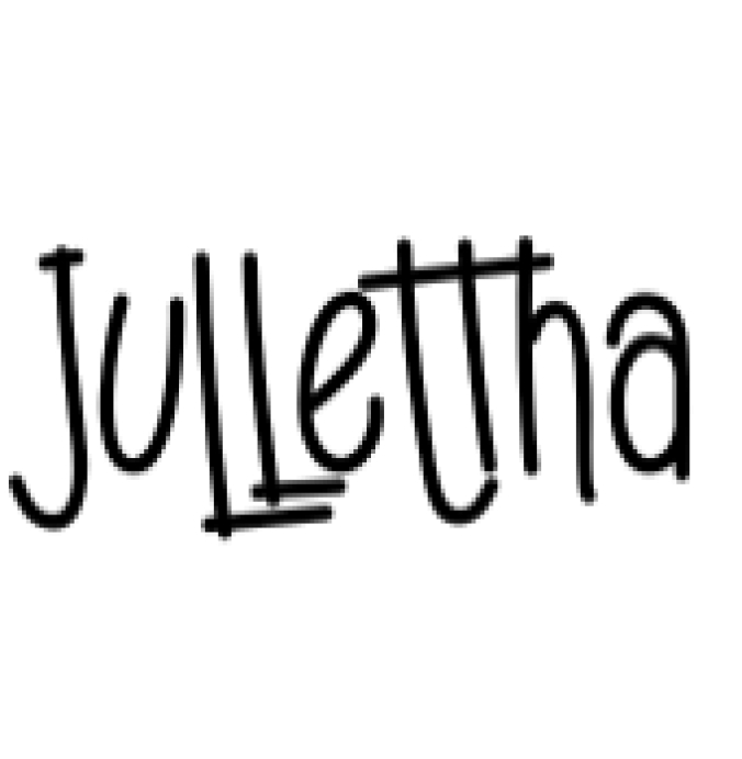 Jullettha and Mellita Font Preview