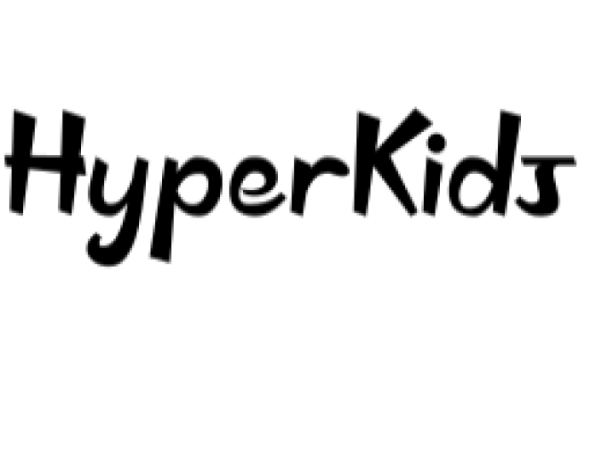 Hyper Kids Font Preview