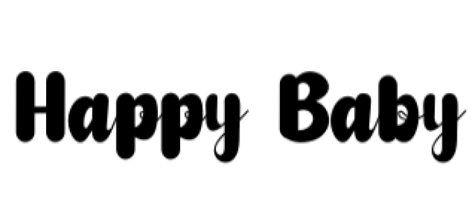Happy Baby Font Preview
