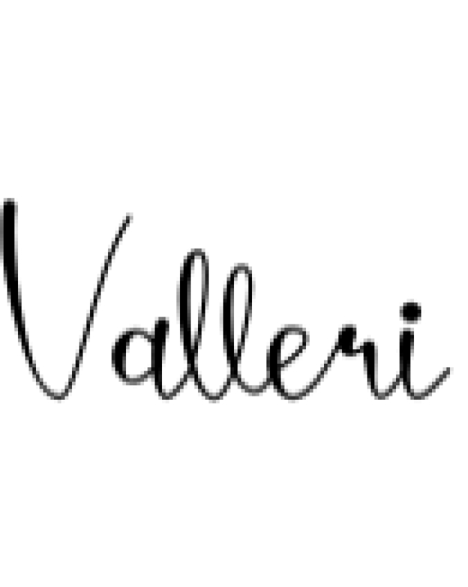 Valleri Font Preview