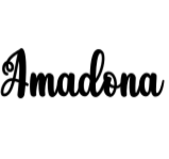 Amadona Font Preview