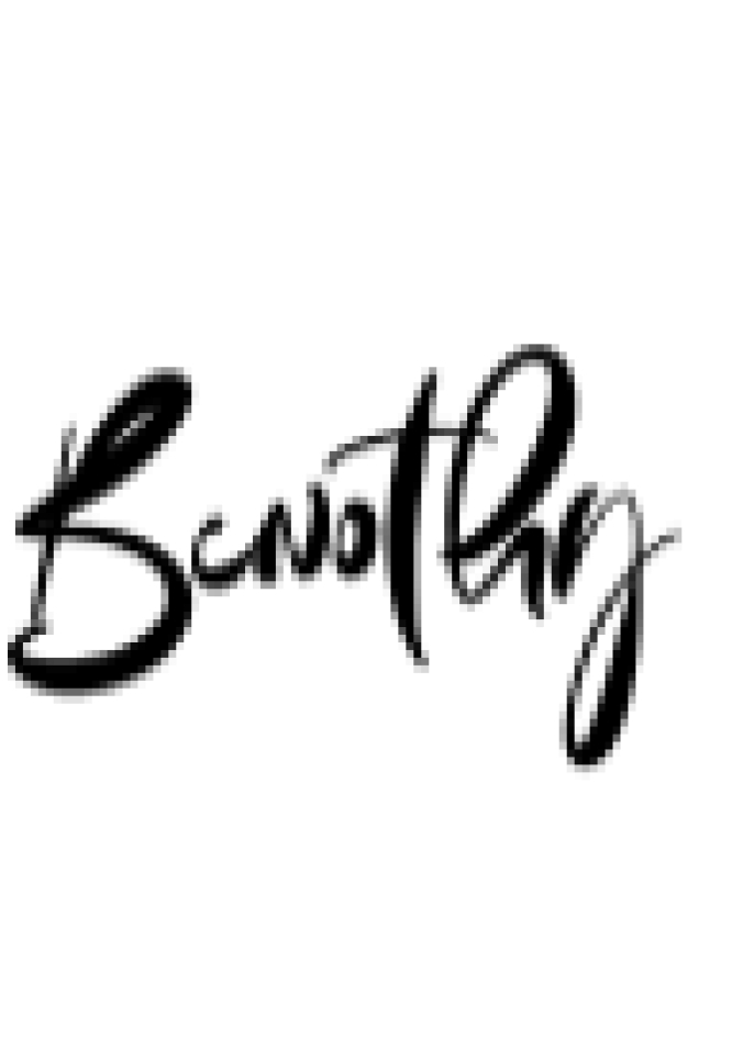 Benothy Font Preview