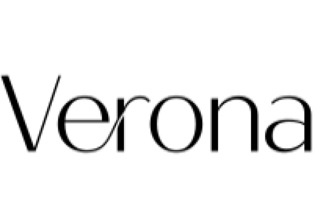 Verona Font Preview