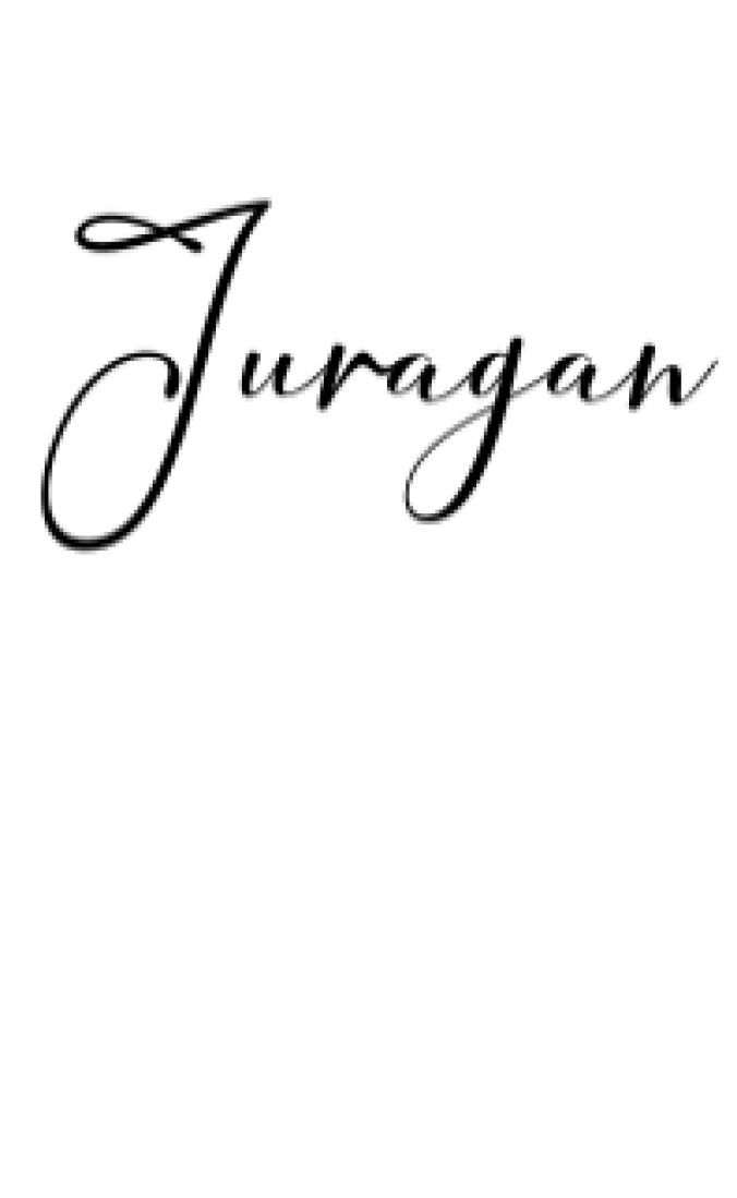 Juragan Font Preview