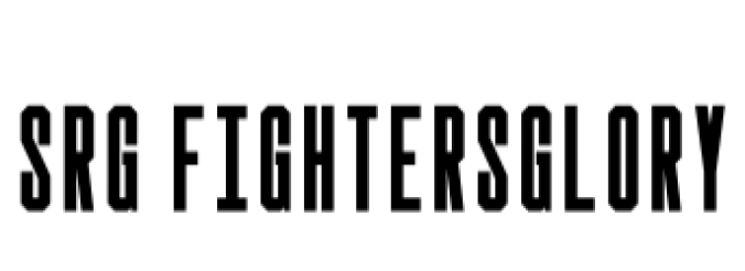 Fighters Glory Font Preview