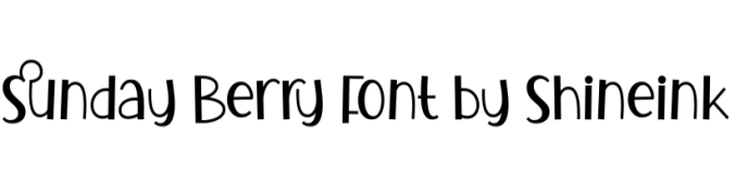 Sunday Berry Font Preview