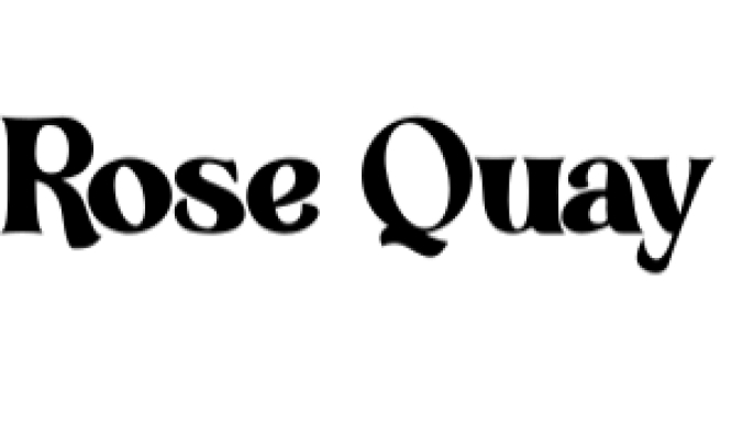 Rose Quay Font Preview