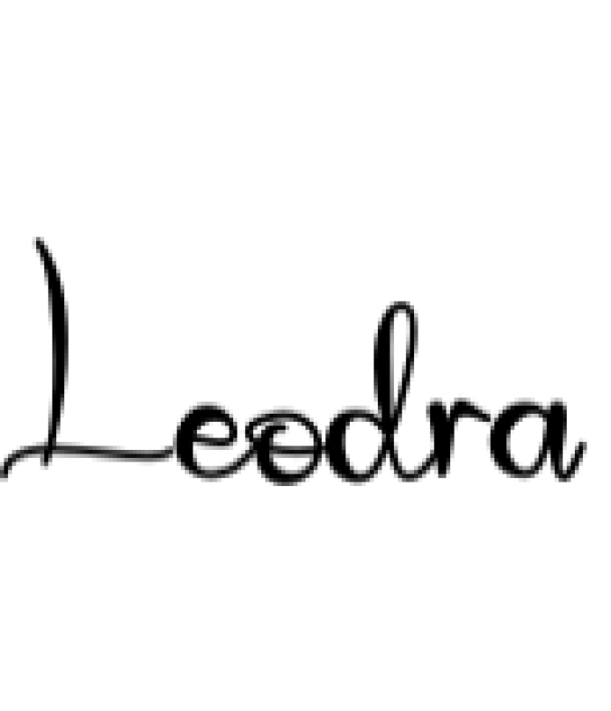Leodra Font Preview