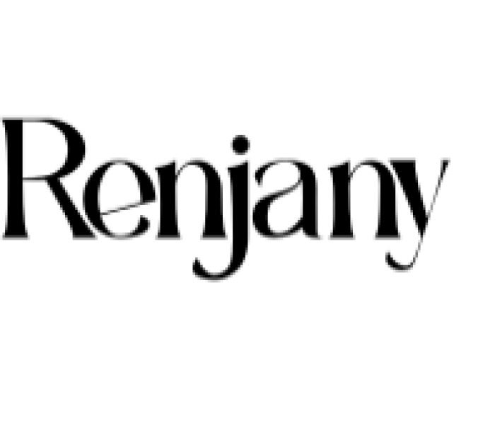 Renjany Font Preview