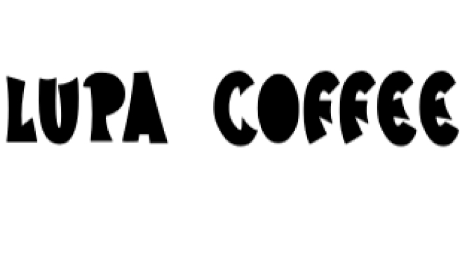 Lupa Coffee Font Preview