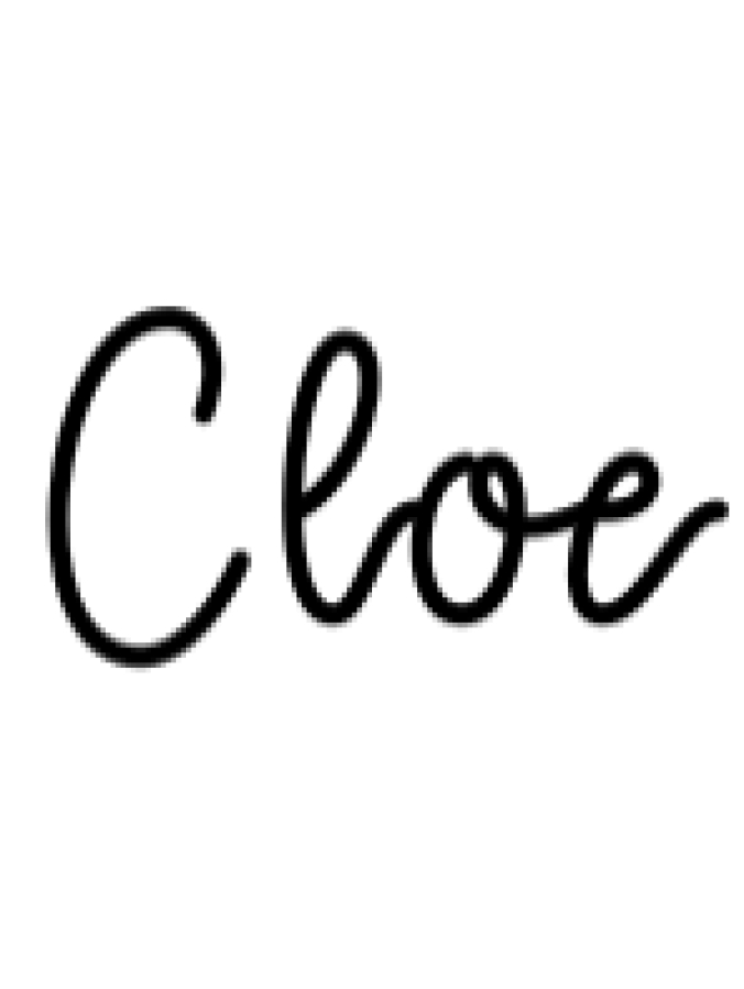 Cloe Font Preview