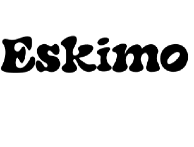 Eskimo Font Preview