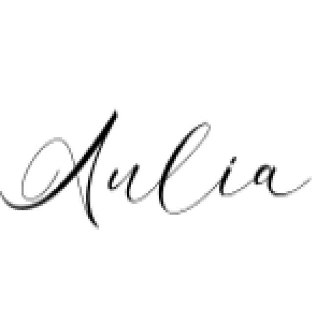 Aulia Font Preview