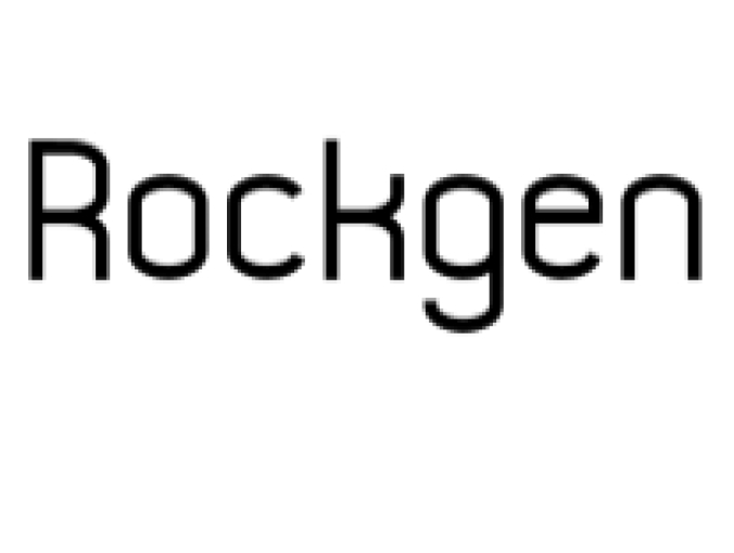 Rockgen Font Preview