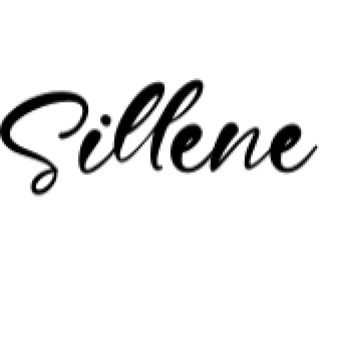 Sillene Font Preview