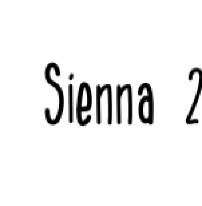 Sienna Font Preview