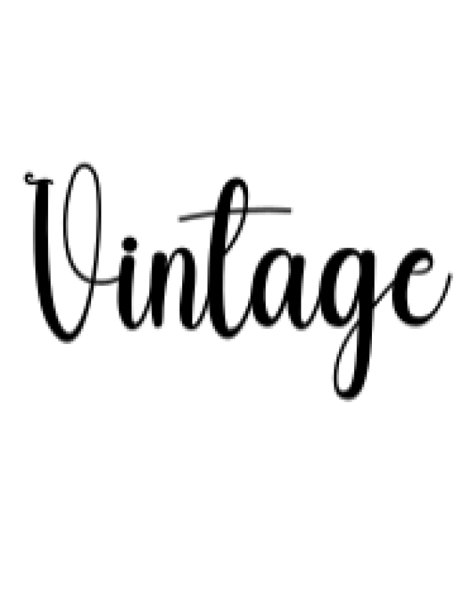 Vintage Font Preview