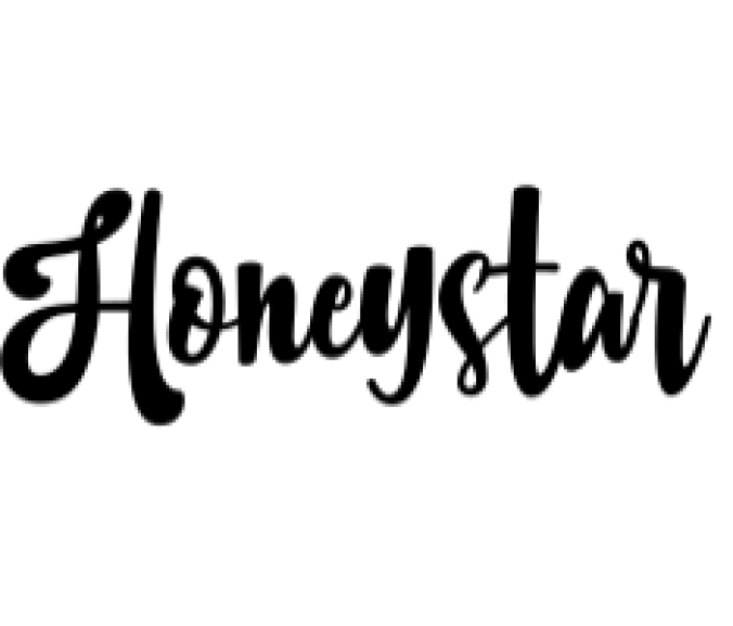 Honeystar Font Preview