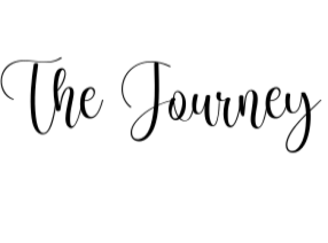 The Journey Font Preview