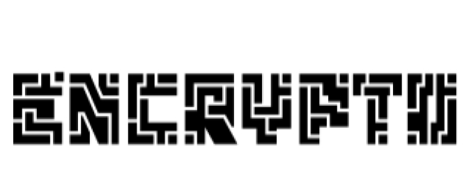 Encrypto Font Preview