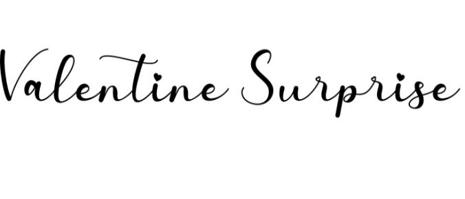 Valentine Surprise Font Preview