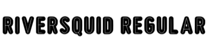 River Squid Font Preview