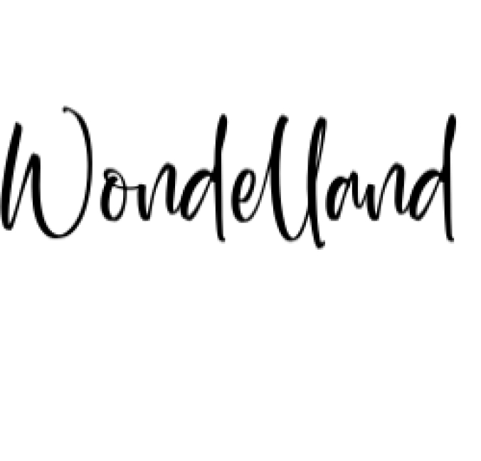Wondelland Font Preview